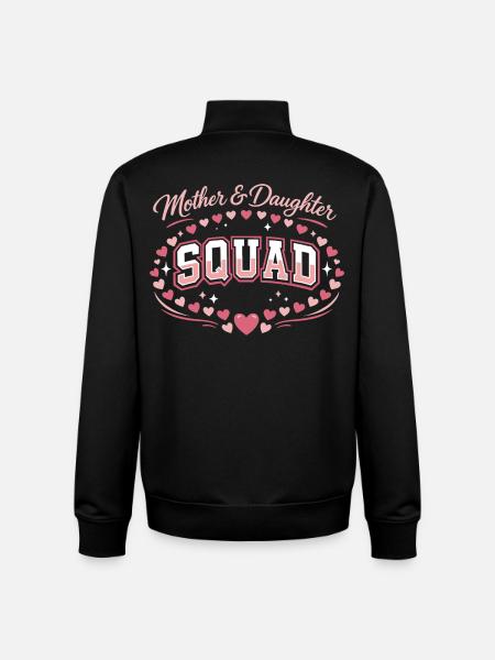 Mutter-Tochter-Trupp | Pink Komplizen Geschenk - Unisex Organic Zip Sweatshirt von Stanley/Stella - Schwarz
