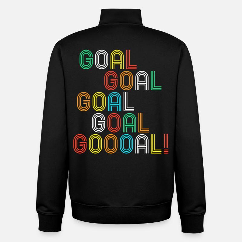 Tor Tor Goooal! - Unisex Organic Zip Sweatshirt von Stanley/Stella - Schwarz