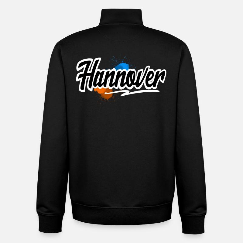 Hannover - Unisex Organic Zip Sweatshirt von Stanley/Stella - Schwarz