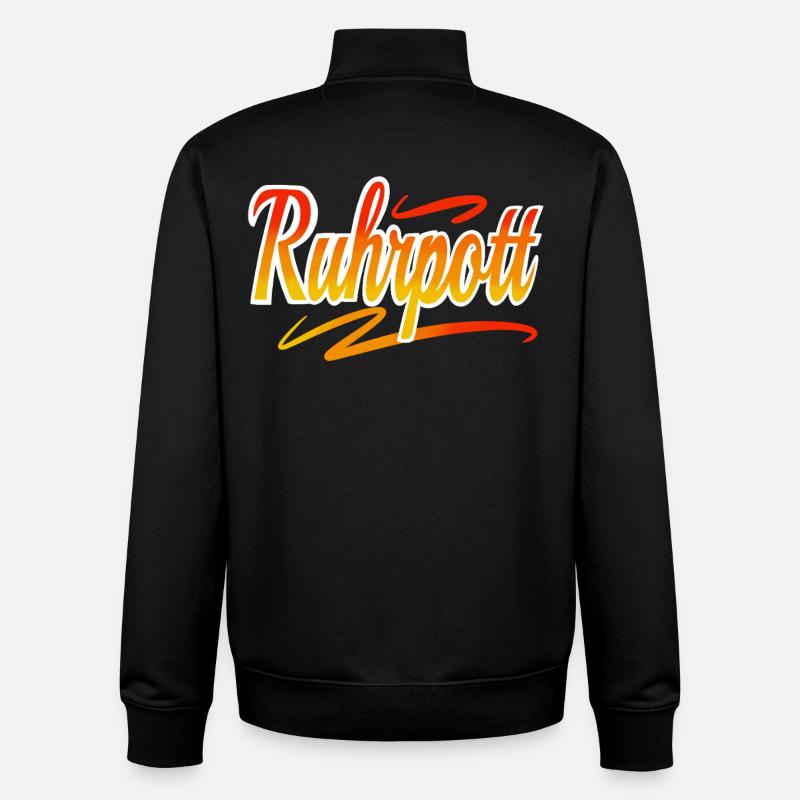 Ruhrpott - Unisex Organic Zip Sweatshirt von Stanley/Stella - Schwarz