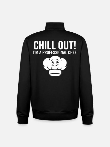 Koch Chill Out - Unisex Organic Zip Sweatshirt von Stanley/Stella - Schwarz