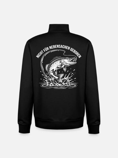 Angeln Humor - Unisex Organic Zip Sweatshirt von Stanley/Stella - Schwarz