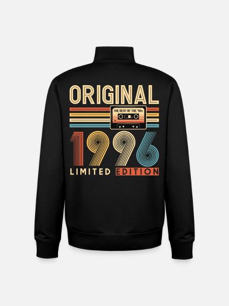 30th birthday, 30 years - Unisex Organic Zip Sweatshirt by Stanley/Stella - black