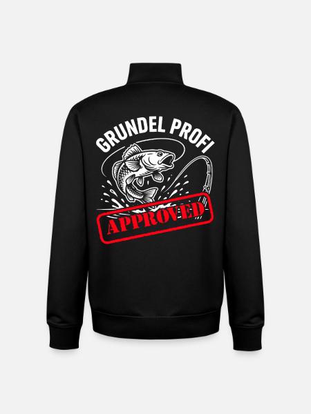 Grundel Spruch - Unisex Organic Zip Sweatshirt von Stanley/Stella - Schwarz
