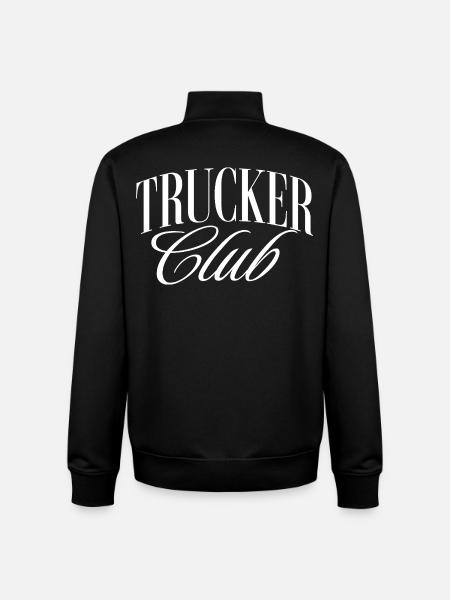 Trucker CLub - Sweat zippé unisexe en coton bio Stanley/Stella - noir