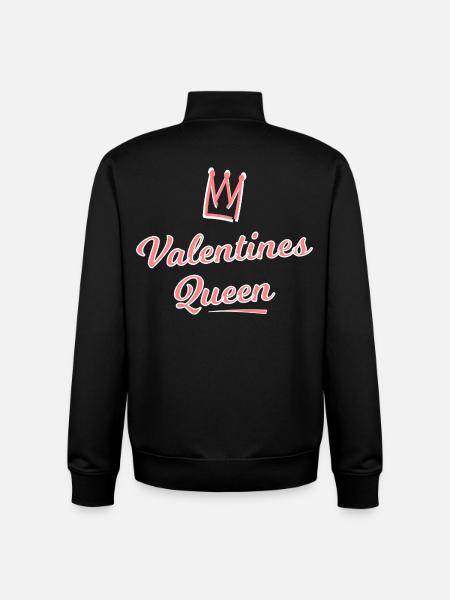 Valentines Queen - Unisex Organic Zip Sweatshirt von Stanley/Stella - Schwarz