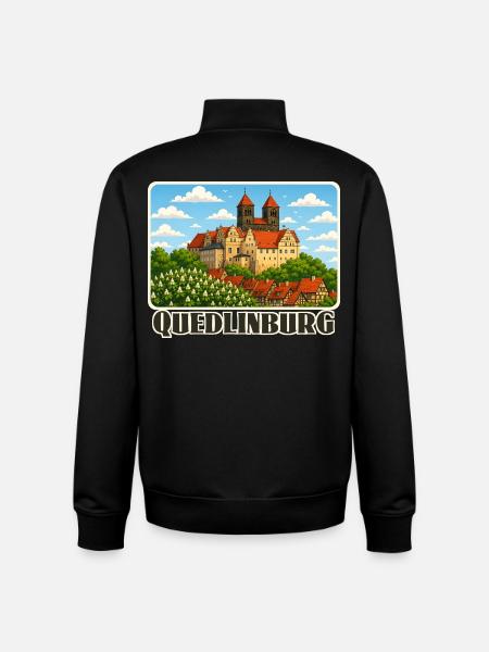 Quedlinburg - Unisex Organic Zip Sweatshirt von Stanley/Stella - Schwarz