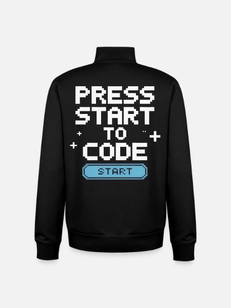 Programmers – Coding Developers & Computer Scientists - Unisex Organic Zip Sweatshirt by Stanley/Stella - black