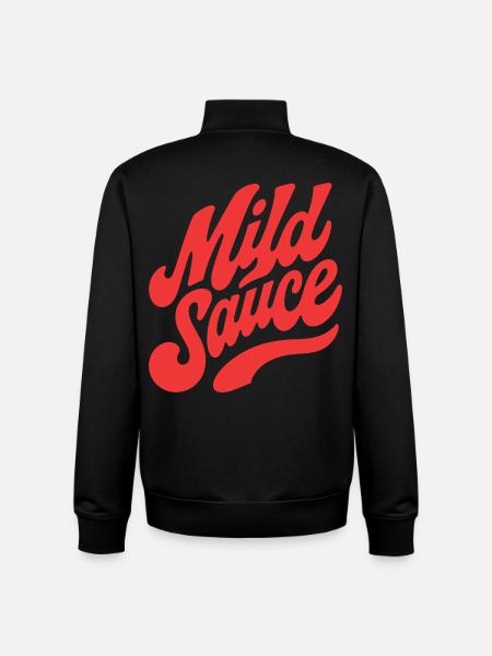 Script rétro de sauce sauvage - Sweat zippé unisexe en coton bio Stanley/Stella - noir