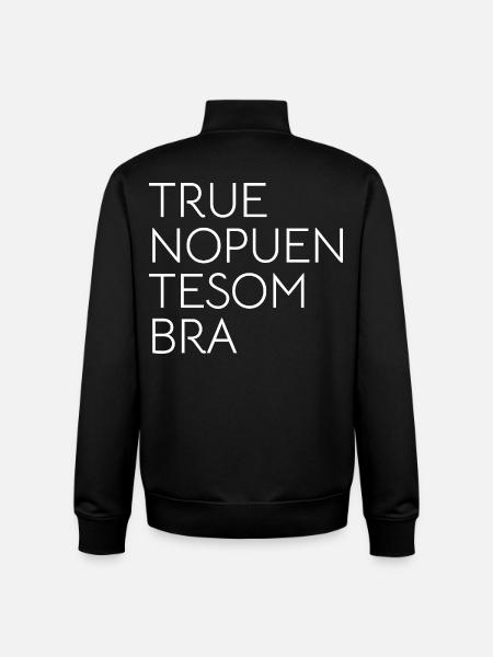 THUNDER SHADOW BRIDGE - Unisex Organic Zip Sweatshirt by Stanley/Stella - black