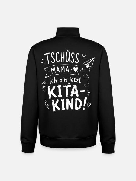Tschüss Mama Kita-Kind - Unisex Organic Zip Sweatshirt von Stanley/Stella - Schwarz