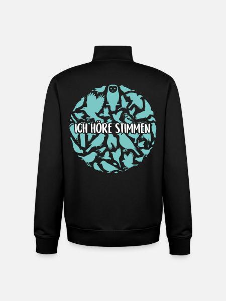 Birdwatching - Unisex Organic Zip Sweatshirt von Stanley/Stella - Schwarz