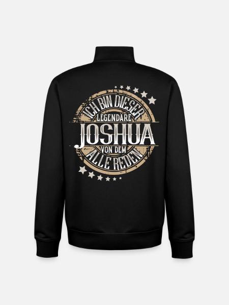 Joshua - Unisex Organic Zip Sweatshirt von Stanley/Stella - Schwarz