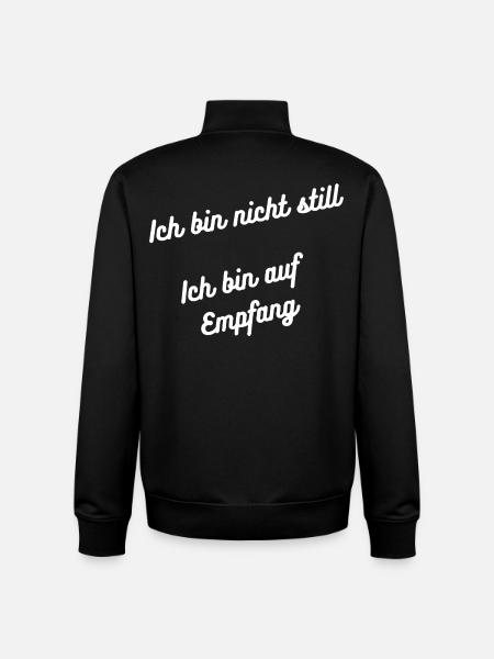 Heimatliebe Nord - Unisex Organic Zip Sweatshirt von Stanley/Stella - Schwarz