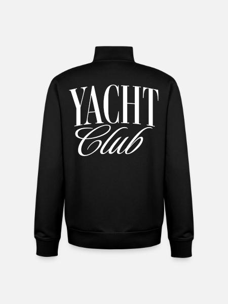 yacht club - Unisex Organic Zip Sweatshirt by Stanley/Stella - black