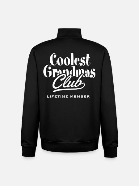 Coolste Großmütter Club Logo - Unisex Organic Zip Sweatshirt von Stanley/Stella - Schwarz