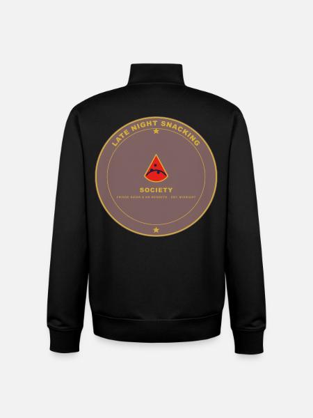 Mitternachts Snack Gesellschaft Pink - Unisex Organic Zip Sweatshirt von Stanley/Stella - Schwarz