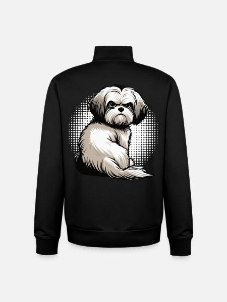 Havanese Havanese Owners Havanese Farmers - Unisex Organic Zip Sweatshirt by Stanley/Stella - black