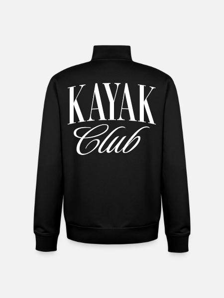Kayak Club - Unisex Organic Zip Sweatshirt by Stanley/Stella - black