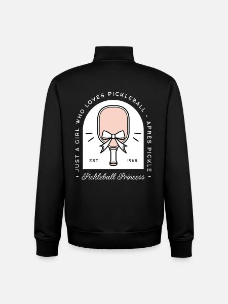 Pickleball-Prinzessin-Mädchen - Unisex Organic Zip Sweatshirt von Stanley/Stella - Schwarz