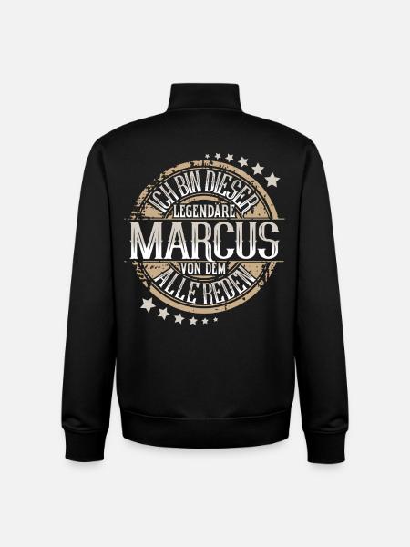 Marcus - Unisex Organic Zip Sweatshirt von Stanley/Stella - Schwarz