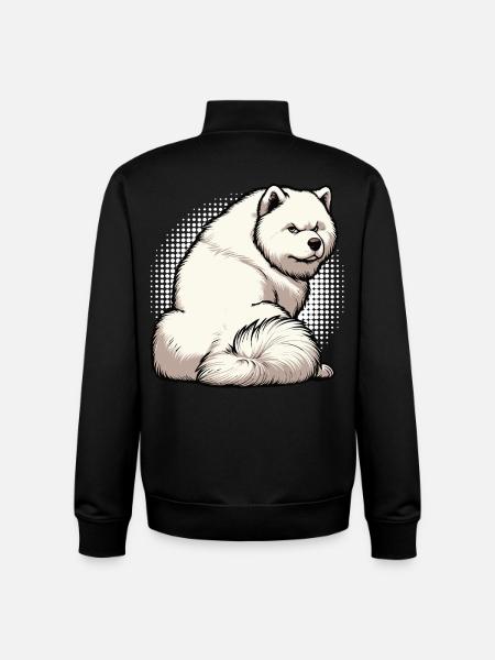 Samoyed Samoyed Owner Samoyed Lovers - Unisex Organic Zip Sweatshirt by Stanley/Stella - black