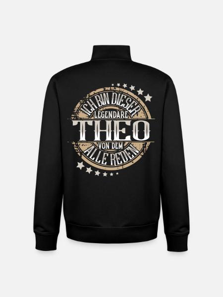 Theo - Unisex Organic Zip Sweatshirt von Stanley/Stella - Schwarz
