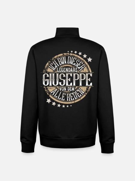 Giuseppe - Unisex Organic Zip Sweatshirt von Stanley/Stella - Schwarz