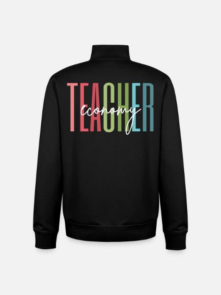 Professeur de Commerce École Cadeau d’enseignement - Sweat zippé unisexe en coton bio Stanley/Stella - noir