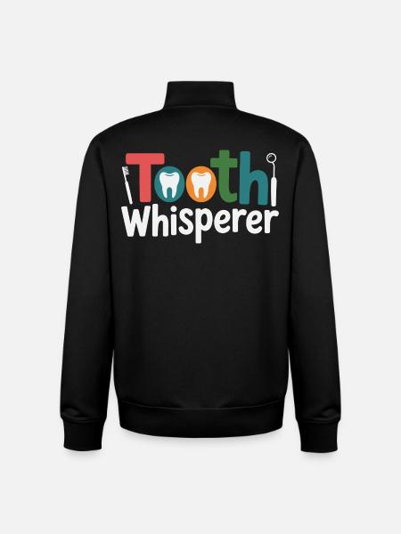Dental Technician Precision Work - Unisex Organic Zip Sweatshirt by Stanley/Stella - black