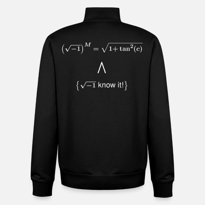 sec_c_know - Sweat zippé unisexe en coton bio Stanley/Stella - noir