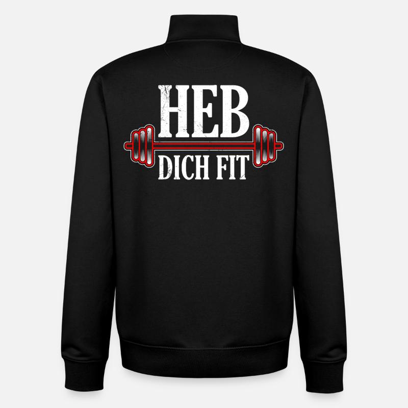 Noël AMUSEZ-VOUS - Sweat zippé unisexe en coton bio Stanley/Stella - noir