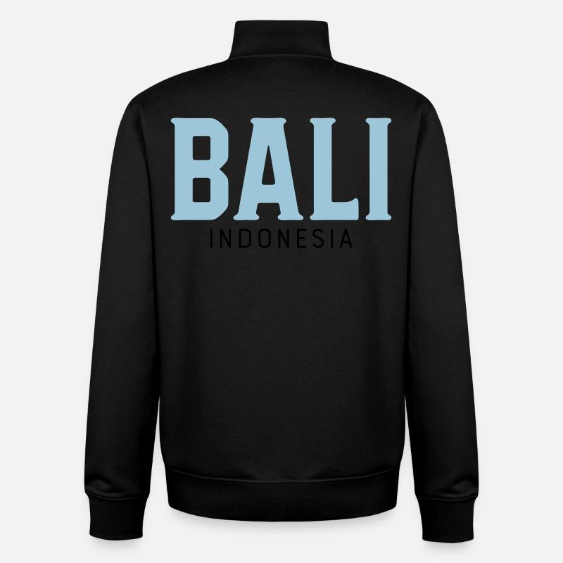 Bali - Unisex Organic Zip Sweatshirt von Stanley/Stella - Schwarz