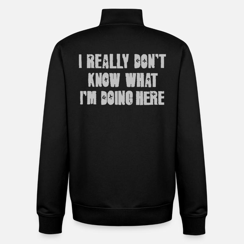 RS IRDKWIDH - Sweat zippé unisexe en coton bio Stanley/Stella - noir