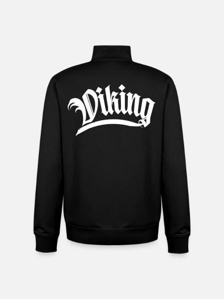 viking viking thor hammer odin boot barber bart - Stanley/Stella unisex sweatshirt med lynlås i økologisk - sort