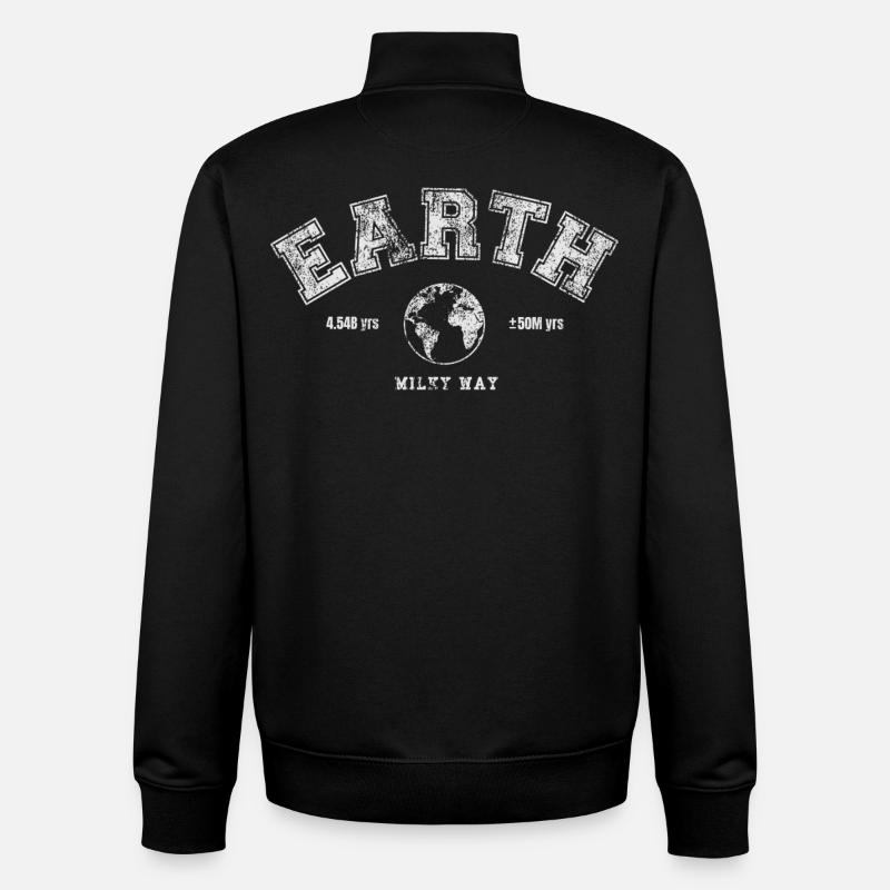 Earth Day - Unisex Organic Zip Sweatshirt von Stanley/Stella - Schwarz