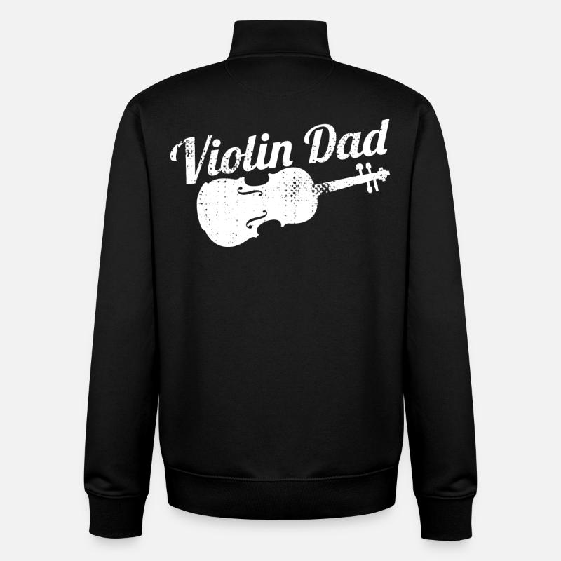 Geiger Vater - Unisex Organic Zip Sweatshirt von Stanley/Stella - Schwarz