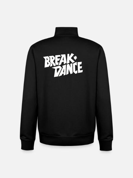 Dance Style Breakdance Lettering - Unisex Organic Zip Sweatshirt by Stanley/Stella - black