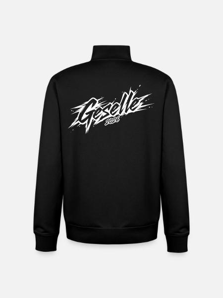 Compagnon 2026 - Sweat zippé unisexe en coton bio Stanley/Stella - noir