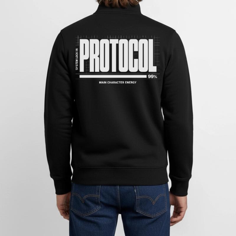 System Down Imperfect Project Unisex Organic Zip Sweatshirt by Stanley/Stella