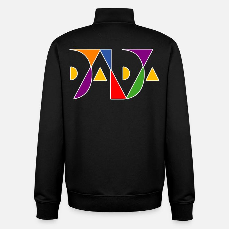 DADA ist bunt! - Unisex Organic Zip Sweatshirt von Stanley/Stella - Schwarz