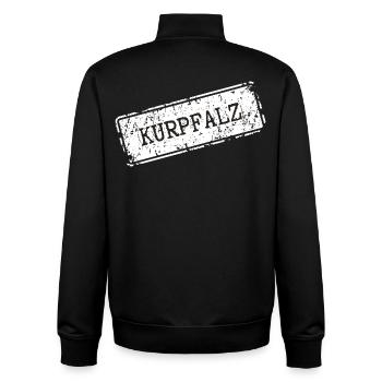 Kurrhatz Lizenzaufdruck Design - Unisex Organic Zip Sweatshirt von Stanley/Stella - Schwarz - Hinten - AI Model Male 185 light (185cm)