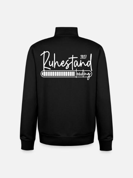 Retirement 2027 loading - Unisex Organic Zip Sweatshirt by Stanley/Stella - black