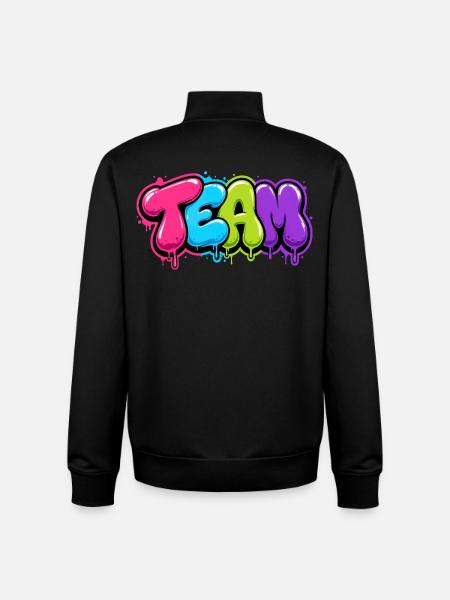 Team - Unisex Organic Zip Sweatshirt by Stanley/Stella - black
