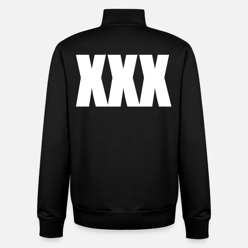 XXX - Unisex Organic Zip Sweatshirt von Stanley/Stella - Schwarz