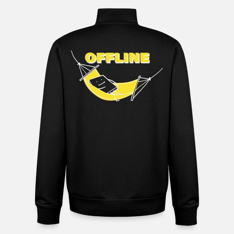 OFFLINE - Unisex Organic Zip Sweatshirt von Stanley/Stella - Schwarz