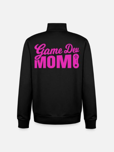 Game Developer Mother - Unisex Organic Zip Sweatshirt by Stanley/Stella - black