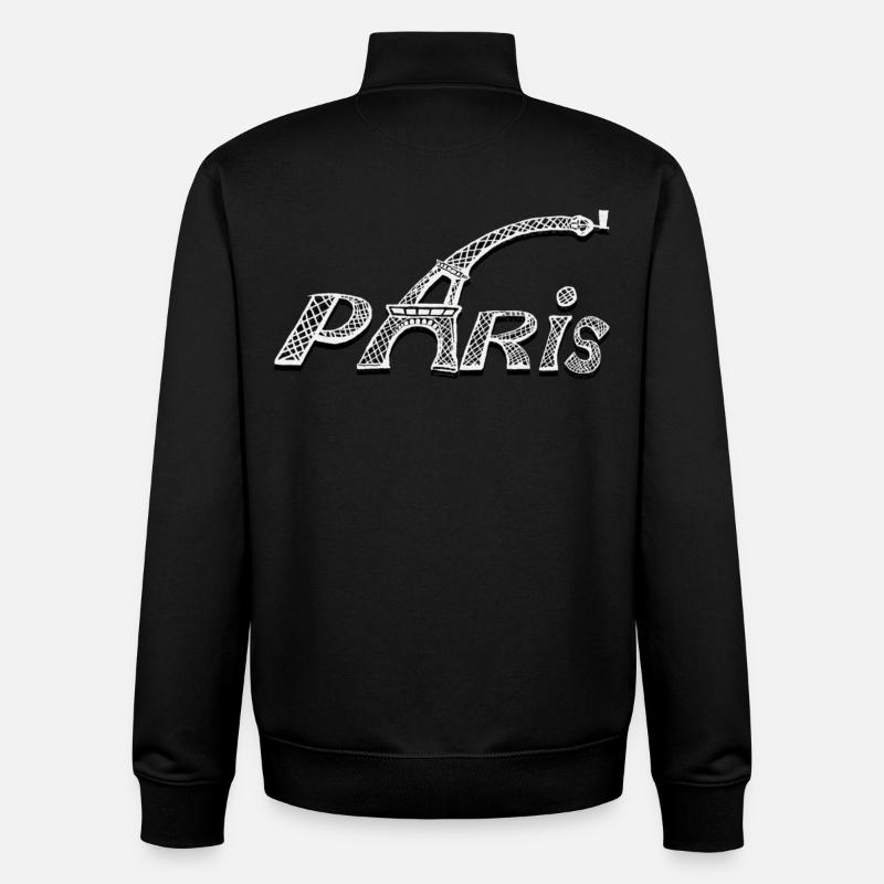 PARIS - Unisex Organic Zip Sweatshirt von Stanley/Stella - Schwarz