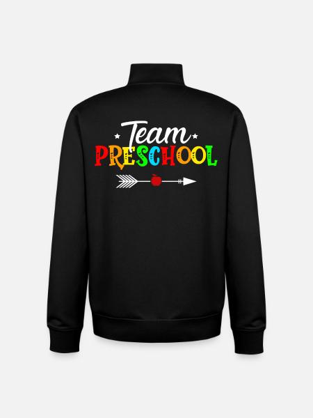 Team Vorschule - Unisex Organic Zip Sweatshirt von Stanley/Stella - Schwarz