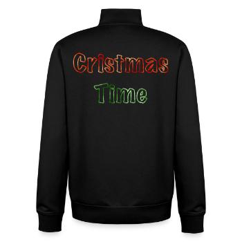 Weihnachten - Unisex Organic Zip Sweatshirt von Stanley/Stella - Schwarz - Hinten - AI Model Male 185 light (185cm)